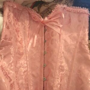 light pink, XL corset.